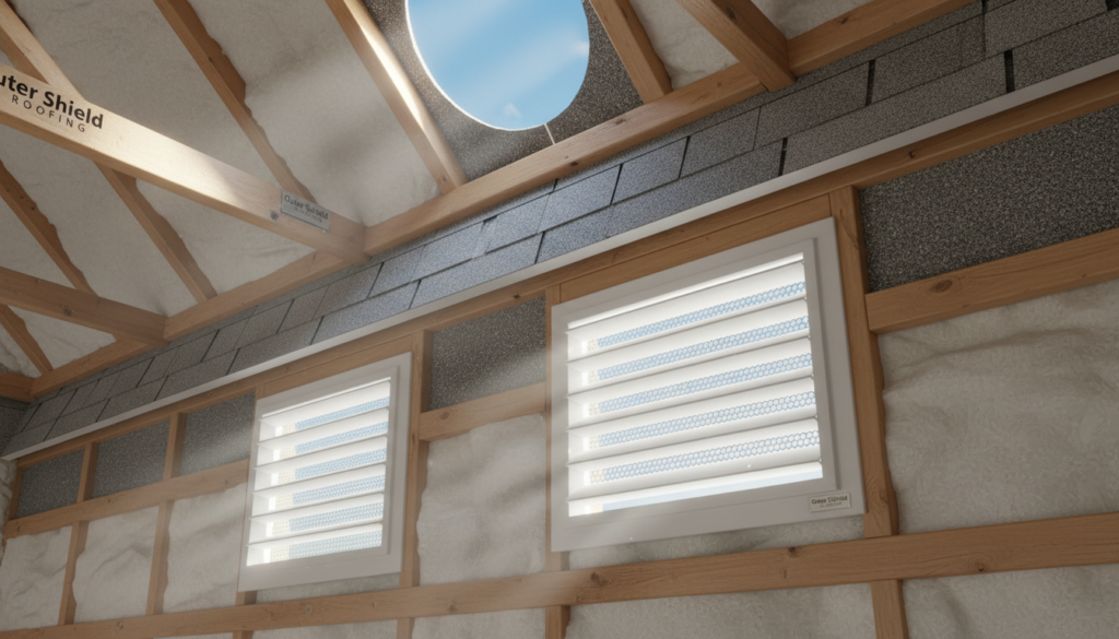 attic ventilation and roof materials