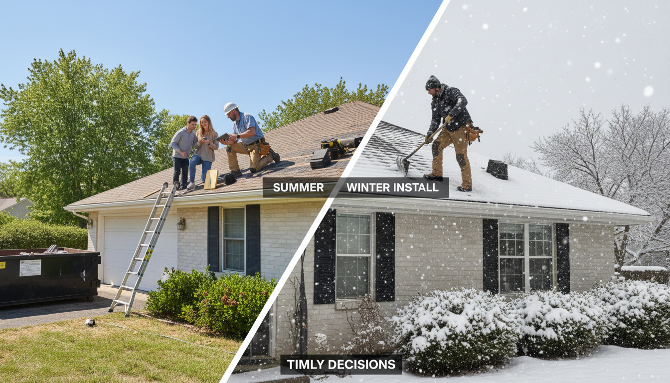 best time for roof replacement