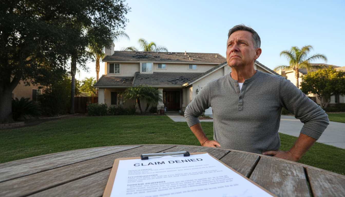 roof claim denied inland empire