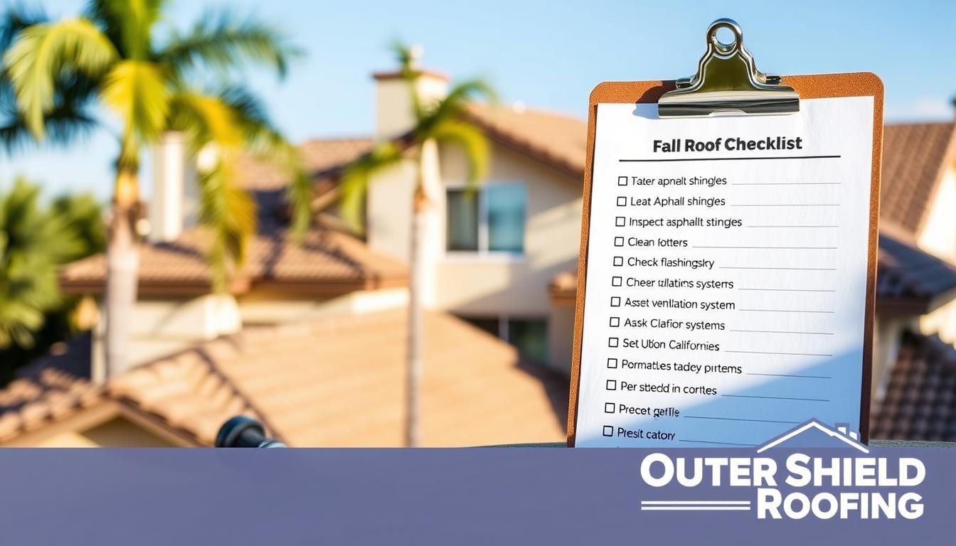 fall roof maintenance checklist