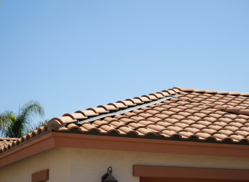 ridge vents installed on roof peak for proper ventilation and energy efficiency