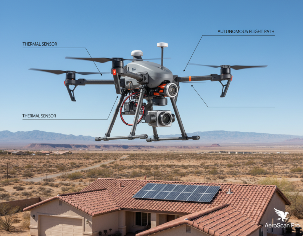 Drone inspection technology for roofing assessment and repair